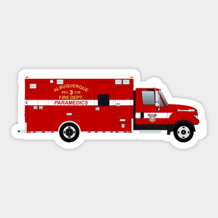 Albuquerque Fire Department, Rescue ambulance Sticker